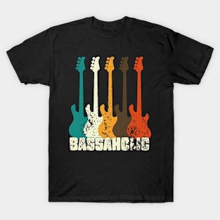 Bass Guitar Player Bassaholic Bass Player Guitarist T-Shirt